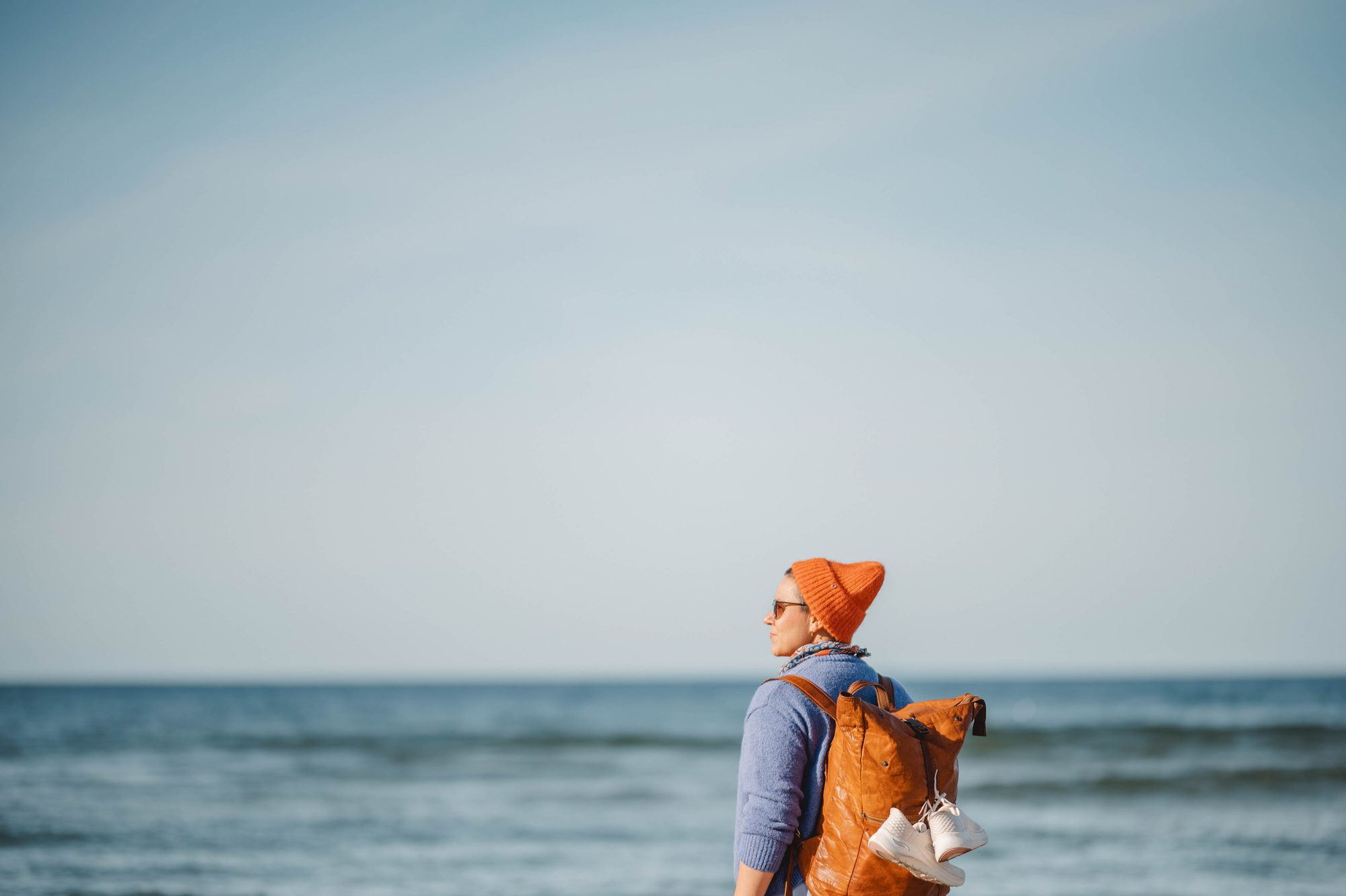 Linda Tepaskent am Strand